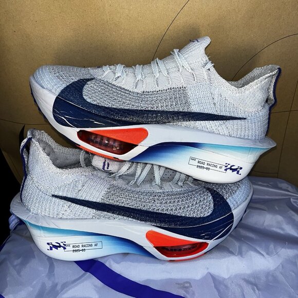 NEW Nike Air Zoom Alphafly Next% 3 Grey Blue Void  FD8315-001 Women Size 9 - Picture 1 of 7